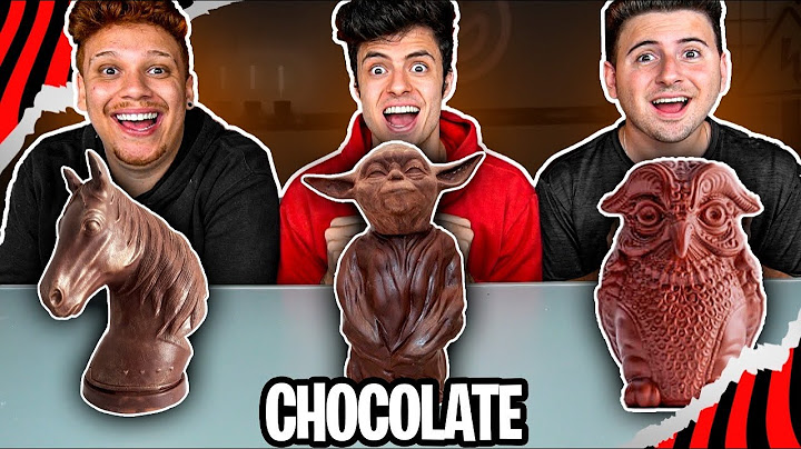 QUEM FIZER A MELHOR ESCULTURA DE CHOCOLATE, VENCE! - Desafio