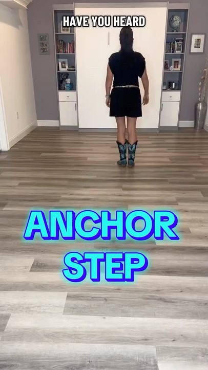 How to Anchor Step | Basic Line Dance Steps for Beginners #shorts # ...