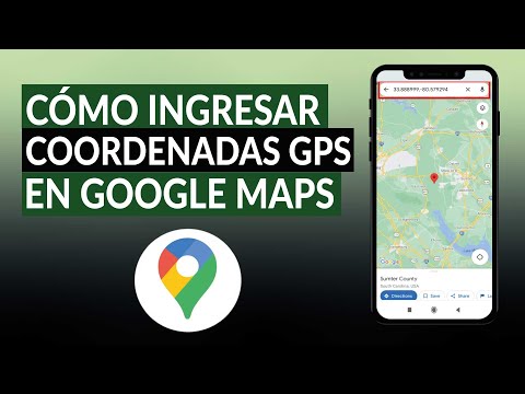 Cómo ingresar o poner coordenadas GPS en GOOGLE MAPS fácilmente