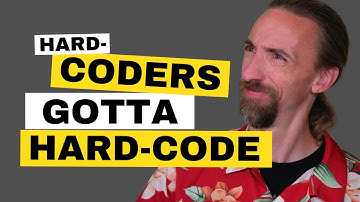 Hard-coders gotta hard code 🥩
