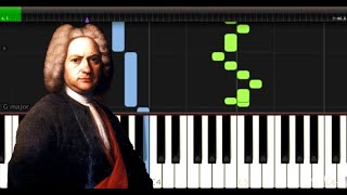 Bach - Invention 10 BWV 781 - Easy Piano Music