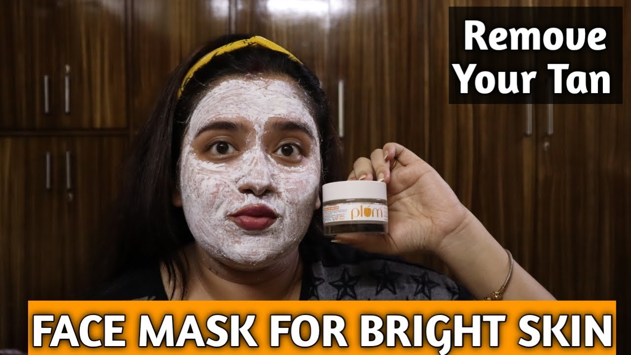 PLUM FACE MASK FOR BRIGHT SKIN TAN REMOVING FACE MASK YouTube