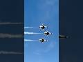 USAF THUNDERBIRDS Break into Diamond Formation 🇺🇸 Aviation Nation 2025 #f16 #usaf #nellisafb