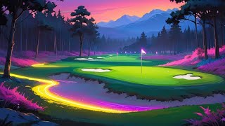 Glowing Greens: Neon Paradise Golf Course Experience