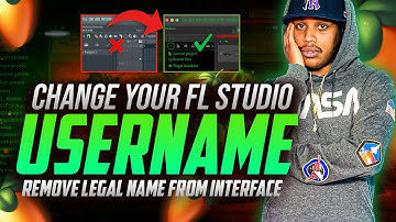 Change FL Studio Username And Remove Legal Name From Hint Box
