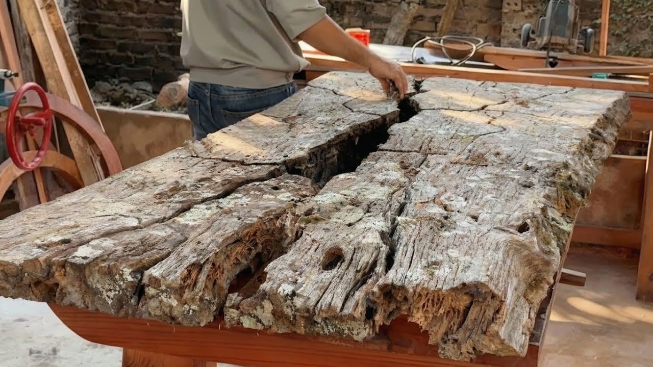 Everyone Thought This Driftwood Was Ruined… Until One Craftsman Proved Them Wrong