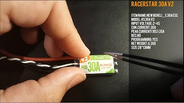 Racerstar RS 30A V2 ESC // Review and Noise Testing
