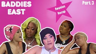 Baddies East Reunion pt 3 Recap Sapphire is a Joke Suki Natalie both scary Ahna is lame asf
