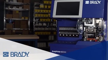 BradyPrinter A5500 Flag Printer Applicator - Overview