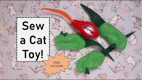 Sew A Mouse Toy- A Free Pattern and Tutorial #pets #cattoys #catnip #sewingprojects