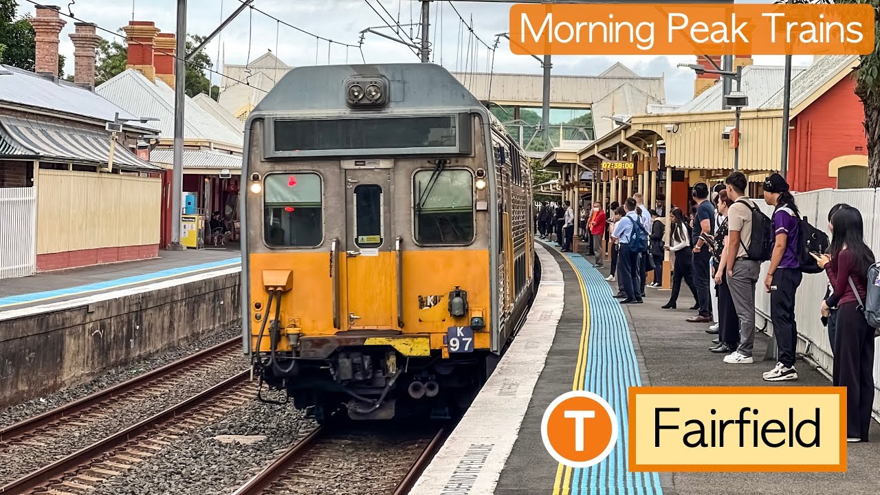 Transport for Sydney Vlog 950: Fairfield Part 3 - Morning Peak Trains