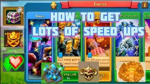 TOP 5 WAYS TO GET SPEED UPS IN 2025 || LORDS MOBILE||
