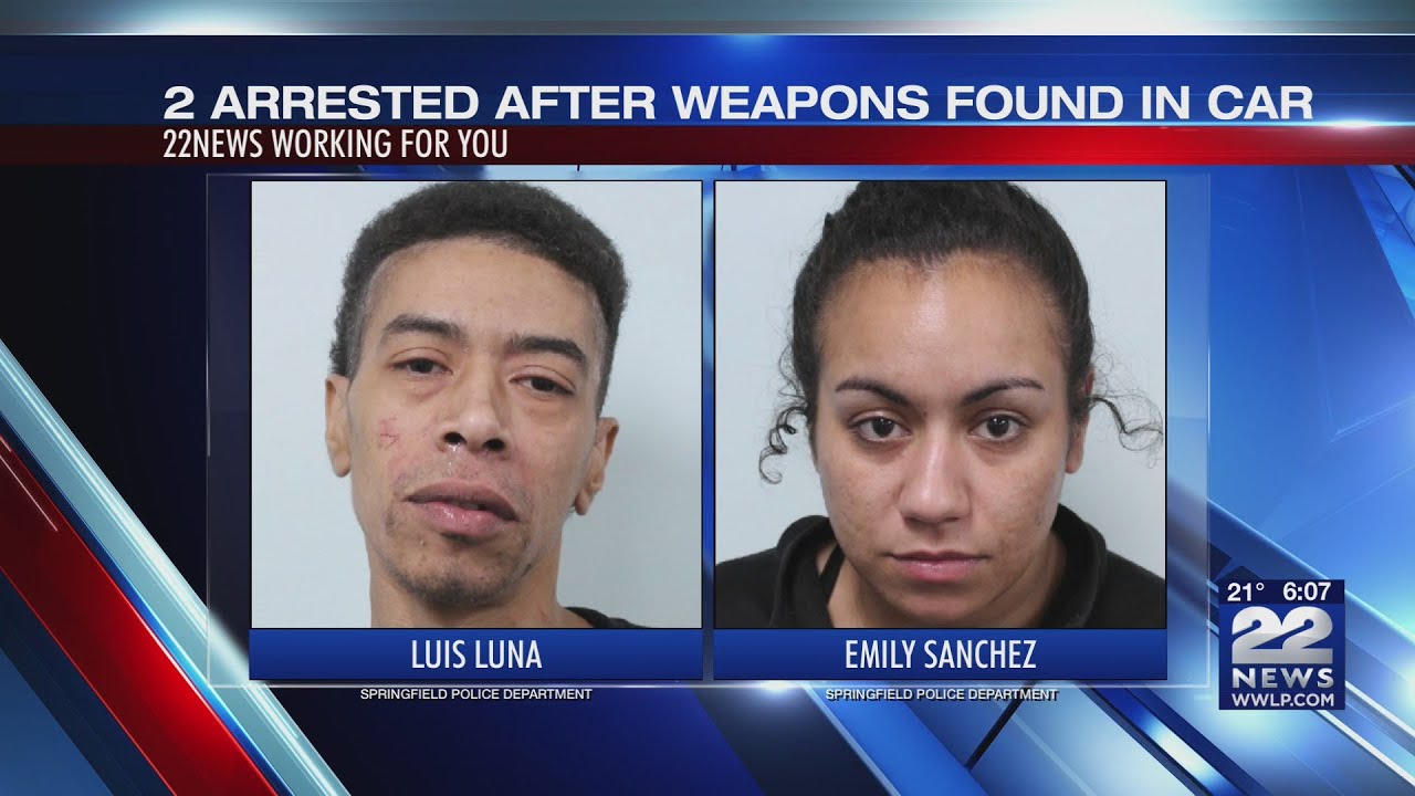 Two Springfield residents arrested after weapons, drugs found in car ...