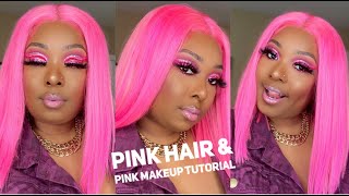 Pink Hair &amp; Pink Makeup Valentine&#39;s Tutorial