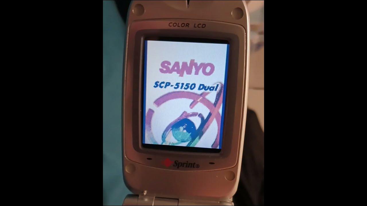Sanyo SCP5150 Startup and Shutdown YouTube