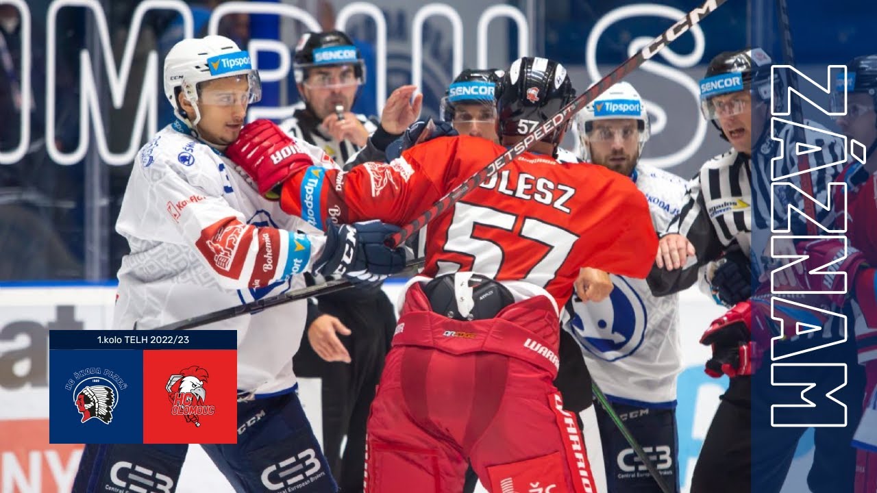 HC Škoda Plzeň - HC Olomouc | ZÁZNAM, 1.kolo TELH 2022/23, 16.9.2022