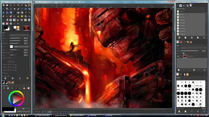 GIMP .Mapping the Mouse wheel
