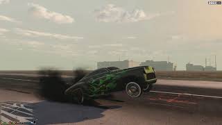 GTA Online. Arena Wars. Albany Hermes Impossible Wheelie.