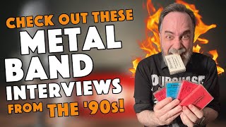 Let’s Check Out My Radio and Promo Tape Interviews of Metal Bands (1990-1992)