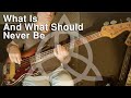 Miniature de la vidéo de la chanson What Is And What Should Never Be [Bass]