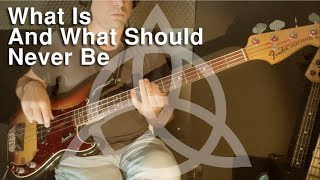 Led Zeppelin - What Is And What Should Never Be - Bass cover - Fender Precision 1968