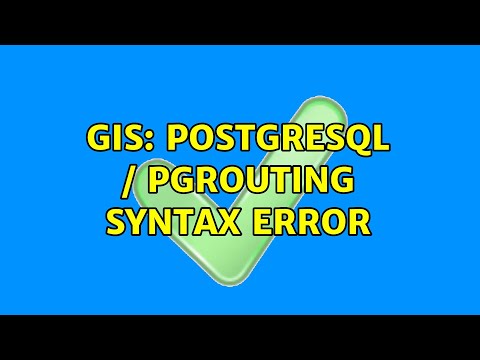 GIS: PostgreSQL /