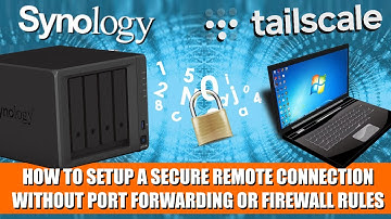 Tailscale on a Synology NAS - Secure Remote Connection without Port Forwarding or Firewall Rules
