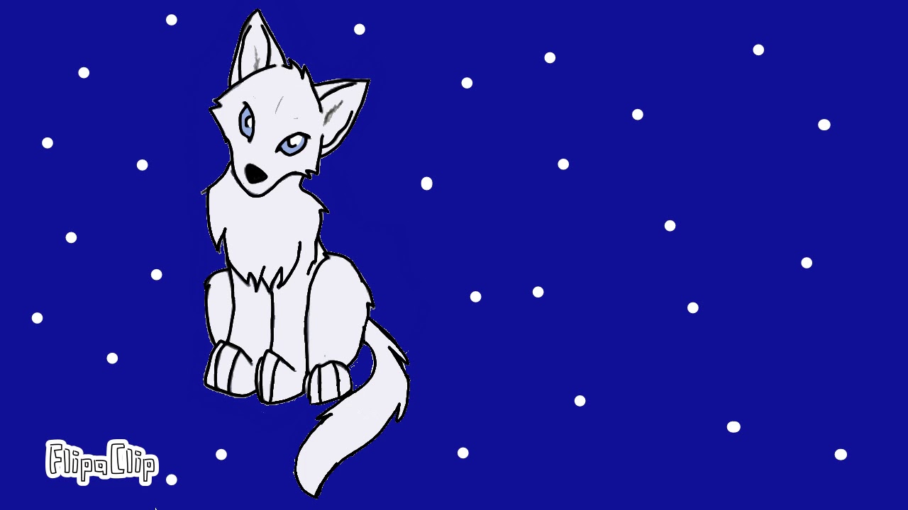 Snowy wolf (animation meme) - YouTube