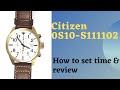 How to set time and date citizen 0s10 movement  trendwatchlab  citizen watch