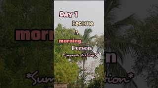 1 day of becoming a morning person. ☘️✨🌇 #challenge #class10 #minivlog #studywithme
