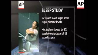 New study reveals that even healthy people when denied proper sleep quickly show signs that weight g