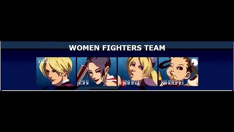 The King of Fighters 2001 - (Arcade) - Women Fighters Team - Level 8 - Playthrough