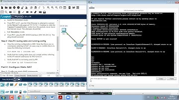 Lab 6.4.5 - Packet Tracer - Configure Static NAT
