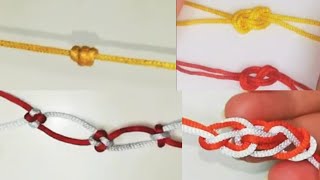 Easy knots ideas | knot tricks | Knotted Tutorials | paracord knots