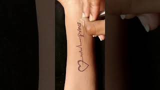 How to draw prince name tattoo for draw  YouTube