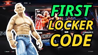 WWE 2K24 First Locker Code!