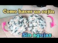 Como hacer un cojin con estambre, a mano y sin agujas #tejidoXXL #DIY #MANUALIDADES#tejidoconmanos #