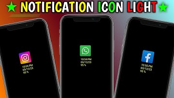 How To Apply LED Icon Notification Light Any Android Devices?? 2023