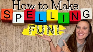 How to Make Spelling Fun! || Fun Homeschool Activities || Homeschool Spelling