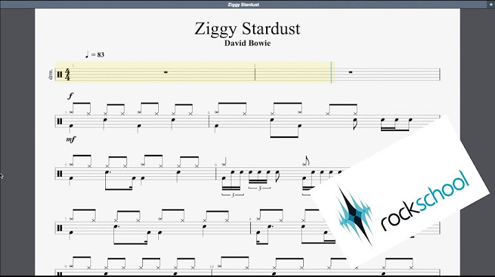Ziggy Stardust Drums version - Drums performance video thumbnail