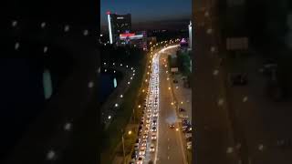 Автомобилисты в Минске, время 2. 08 ночи