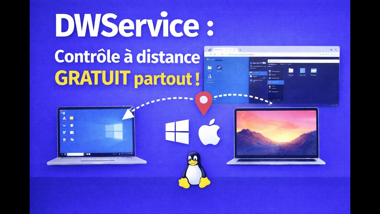 DWService - Prise de contrôle à distance gratuit open source et multiplateforme