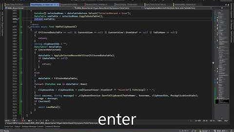 Navigating code in Visual Studio