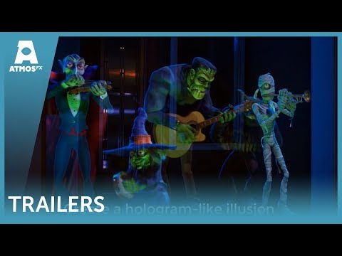 AtmosFX Halloween Monster Bash Digital Decoration Trailer