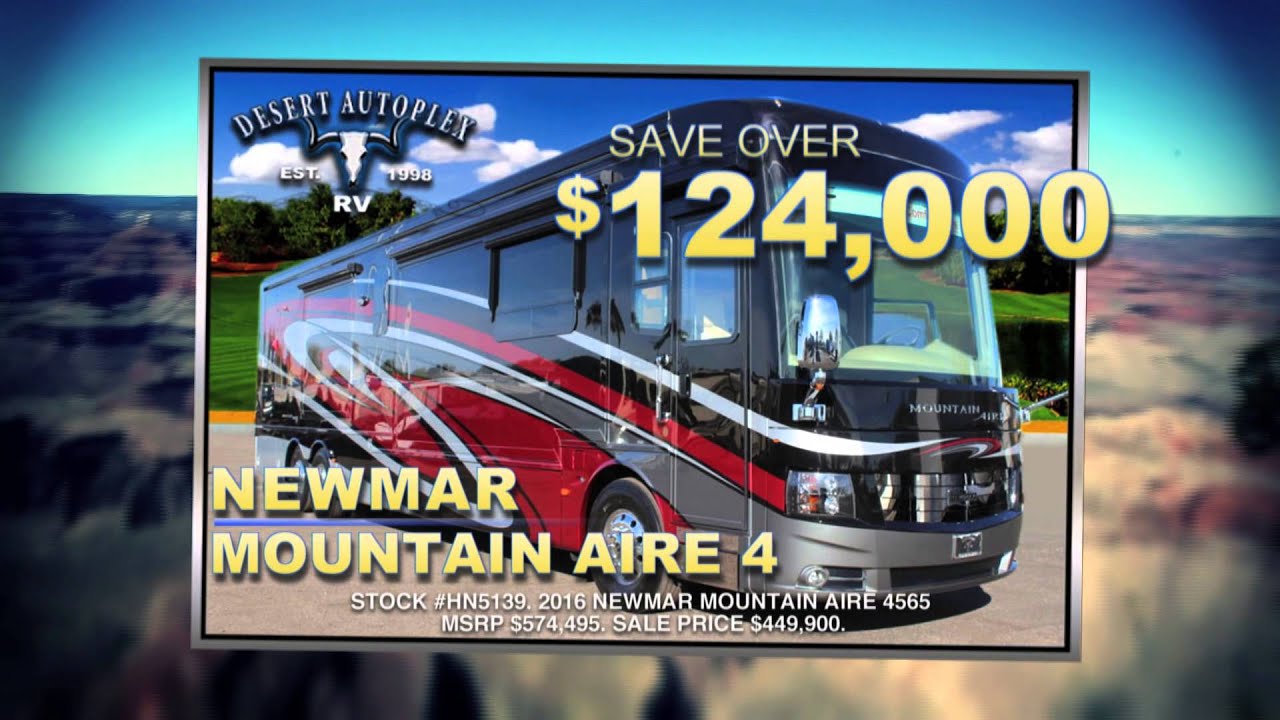 Desert Autoplex RV 1000 Newmar Sale Ends 03 21 2016