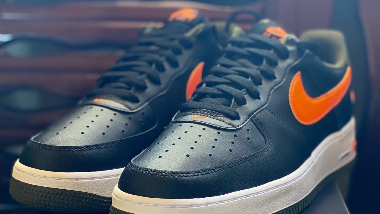 Buy Air Force 1 '07 LV8 'Hoops - Black Total Orange' - DH7440 001