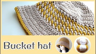 23] Knitting series using yarn you have at home ◇ A simple bucket