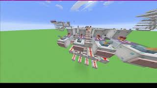 Redstone BCD to 7-Segment Decoder