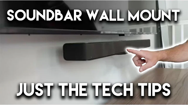 The BEST Way to Mount Your Soundbar to the Wall