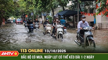 Bản tin 113 online ngày 13/10: Miền Bắc có mưa lớn, tình trạng ngập lụt kéo dài thêm 2 ngày | ANTV